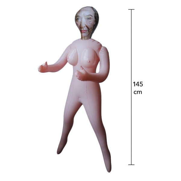 HIDDEN DESIRE - HORNY GRANNY MUÑECA INFLABLE 145 CM