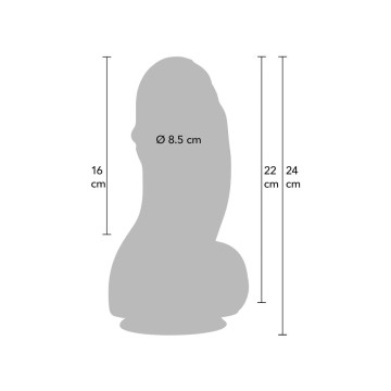 HIDDEN DESIRE - INFERNO DILDO FAT BOYS 22 CM - Peni realistici