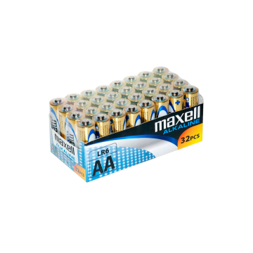 MAXELL - BATTERY ALCALINA AA LR6 PACK*32 UDS - Alkaline Batteries