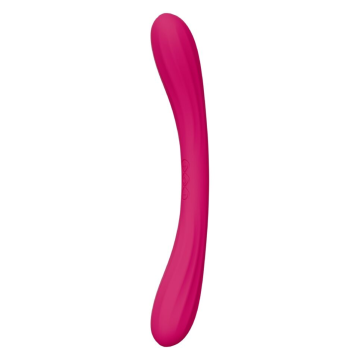 LELO - BOOMERANG VIBRATEUR À DOUBLE EXTRÉMITÉ CERISE