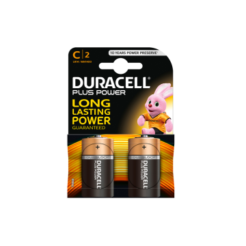 DURACELL - BATTERIA - PLUS POWER C LR14 2 UNIT - Batterie alcaline