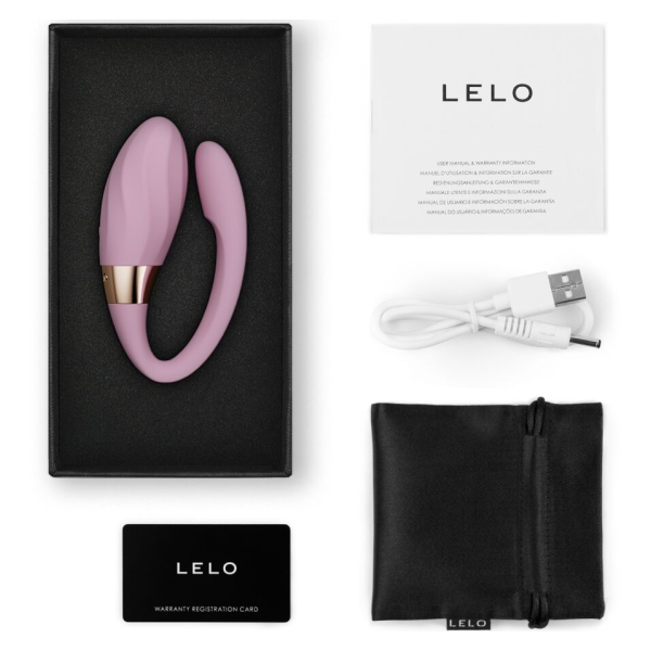 LELO - TIANI TWIST VIBRATEUR POUR COUPLES ROSE PÂLE