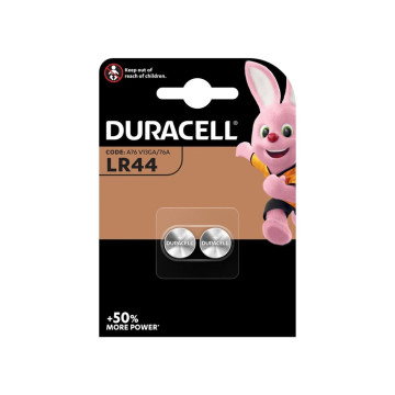 DURACELL - BATTERIE LR44 1,5V 2 EINHEITEN - Alkali-Batterien
