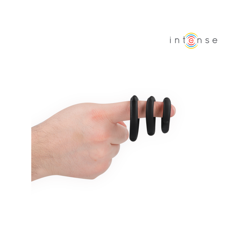 INTENSE - PETER SET DI 3 ANELLI PER PENE MODELLO 9 - INTENSE FOR HIM…