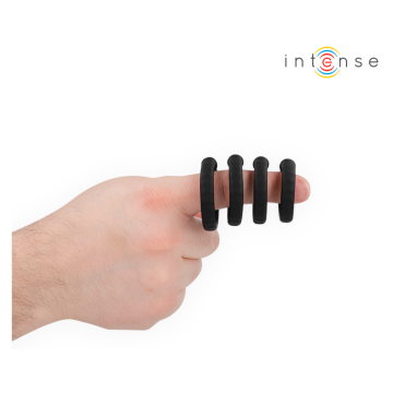 INTENSE - MICHIEL SET DE 4 ANILLOS MODELO 10