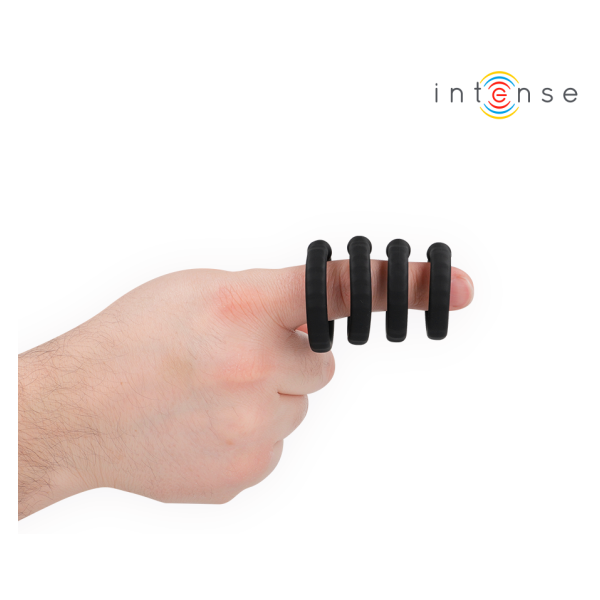 INTENSE - MICHIEL SET DE 4 ANILLOS MODELO 10