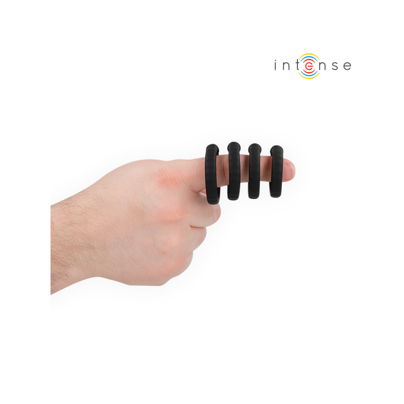 INTENSE - MICHIEL SET DI 4 ANELLI PER PENE MODELLO 10 - INTENSE FOR H…