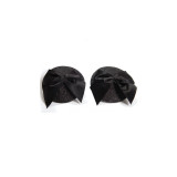 BIJOUX - BURLESQUE SHINY NIPPLE COVERS WITH BOW - BIJOUX BURLESQUE PA…