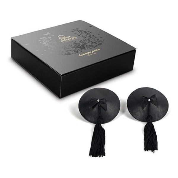 BIJOUX INDISCRETS - CACHE MAMETAUX NOIR BURLESQUE