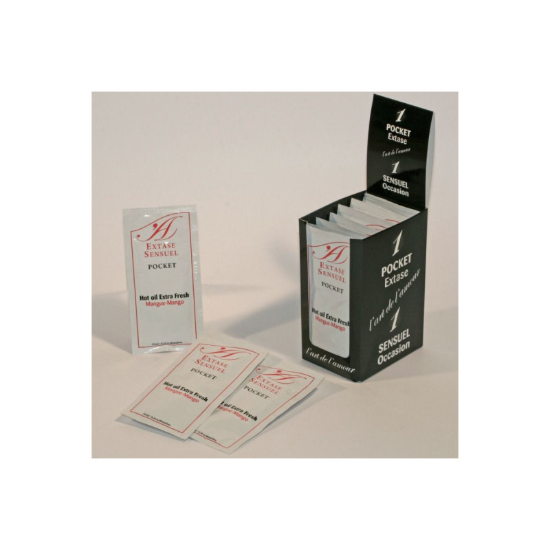 EXTASE SENSUAL - MANGO STIMULATING OIL 10 ML - Hot Effect