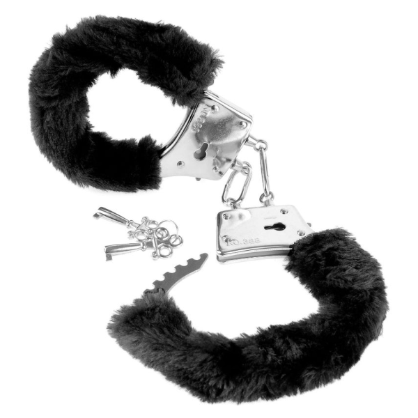 FETISH FANTASY SERIES - FURRY CUFFS BLACK