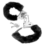 FETISH FANTASY SERIES - FURRY MANSCHETTEN SCHWARZ