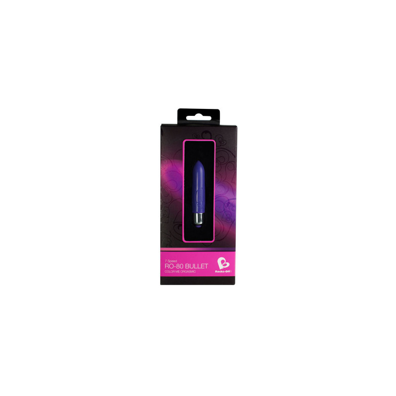 ROCKS-OFF - RO-80 MM COLOR CHANGIN VIBRATING BULLET 7 V - Mini vibrat…