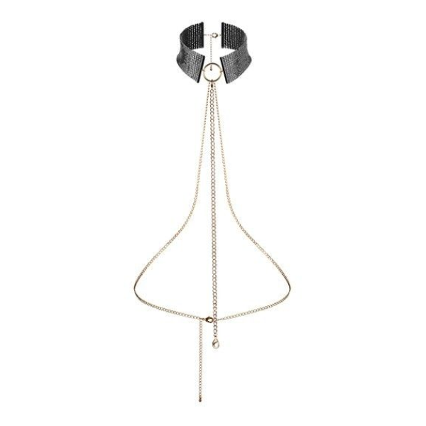 BIJOUX INDISCRETS - DÃSIR MÃTALLIQUE SCHWARZE METALLIC-HALSKETTE