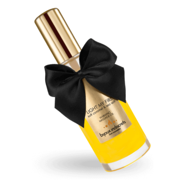 BIJOUX INDISCRETS - OLIO DA MASSAGGIO EFFETTO CALDO AROMA CARAMELLO