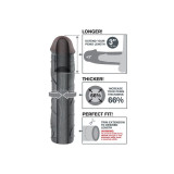 Fantasy X - Tensions - Mega 3 Extensión Negro Para El Pene |