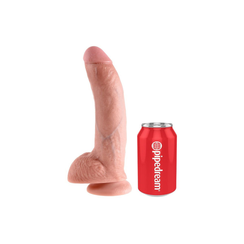 King Cock - 9 Chair De Gode Avec Boules 22.9 Cm | Vybes.it