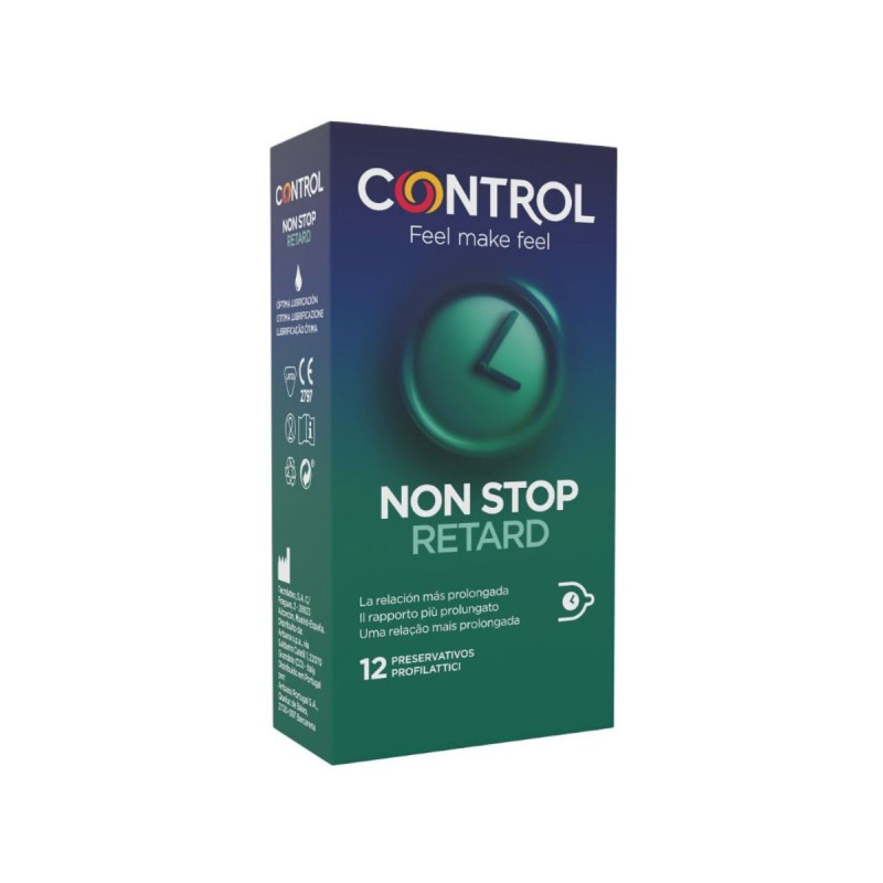 CONTROL - NON STOP RETARD CONDOMS 12 UNITS - CONTROL CONDOMS - Prolon…