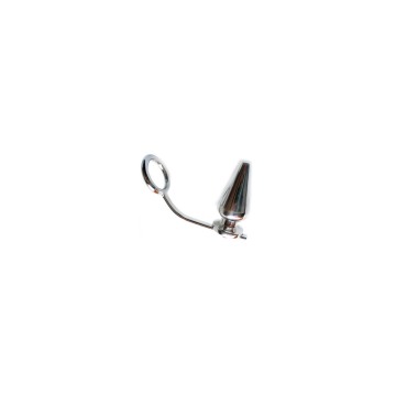 Metal Hard - Anillo Acero Con Plug Anal 45 X 50Mm | Vybes.it