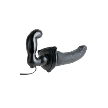 FETISH FANTASY SERIES - SERIES DELUXE ARNÉS VIBRADOR PENETRIS NEGRO
