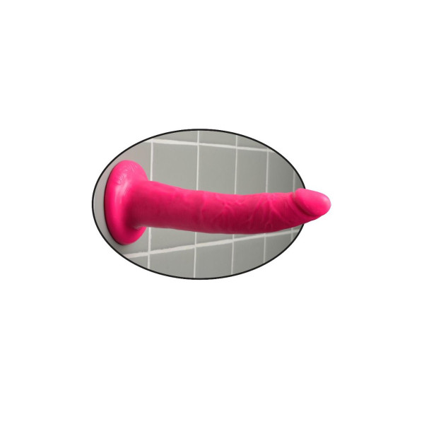 DILLIO - DILDO CON VENTOSA 17.8 CM - ROSA