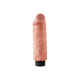 KING COCK - DILDO VIBRADOR 15.24 CM NATURAL