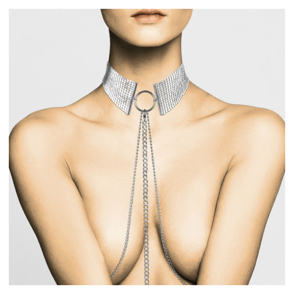 BIJOUX INDISCRETS - DÃSIR MÃTALLIQUE SILVER METALLIC NECKLACE