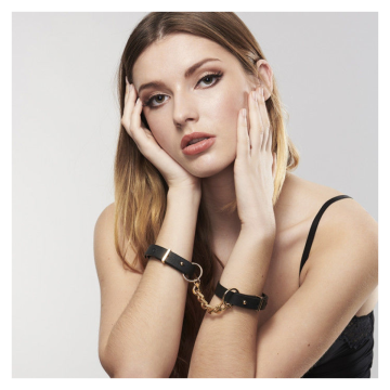 BIJOUX INDISCRETS - HANDCUFFS BLACK BRACELETS
