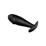 Pretty Love - Plug Anal Silicona Forma Pene Negro | Vybes.it
