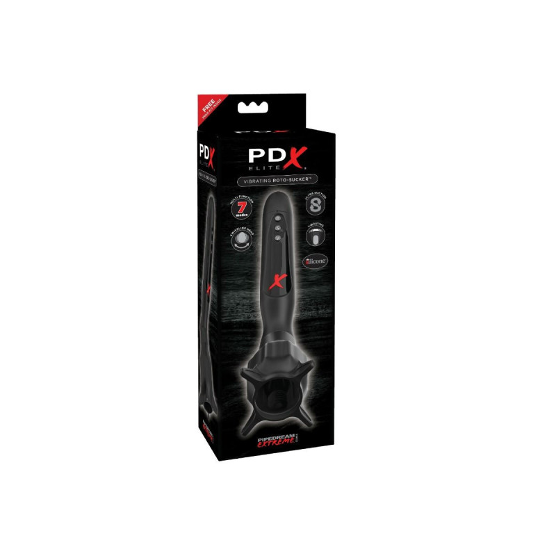 Pdx Elite - Estimulador Con Vibración Y Succionador Roto - Sucker |