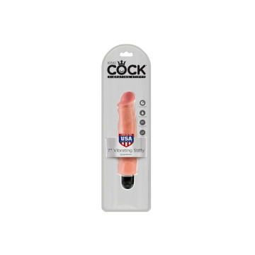 KING COCK - VIBRADOR REALÍSTICO STIFFY 17.8 CM NATURAL