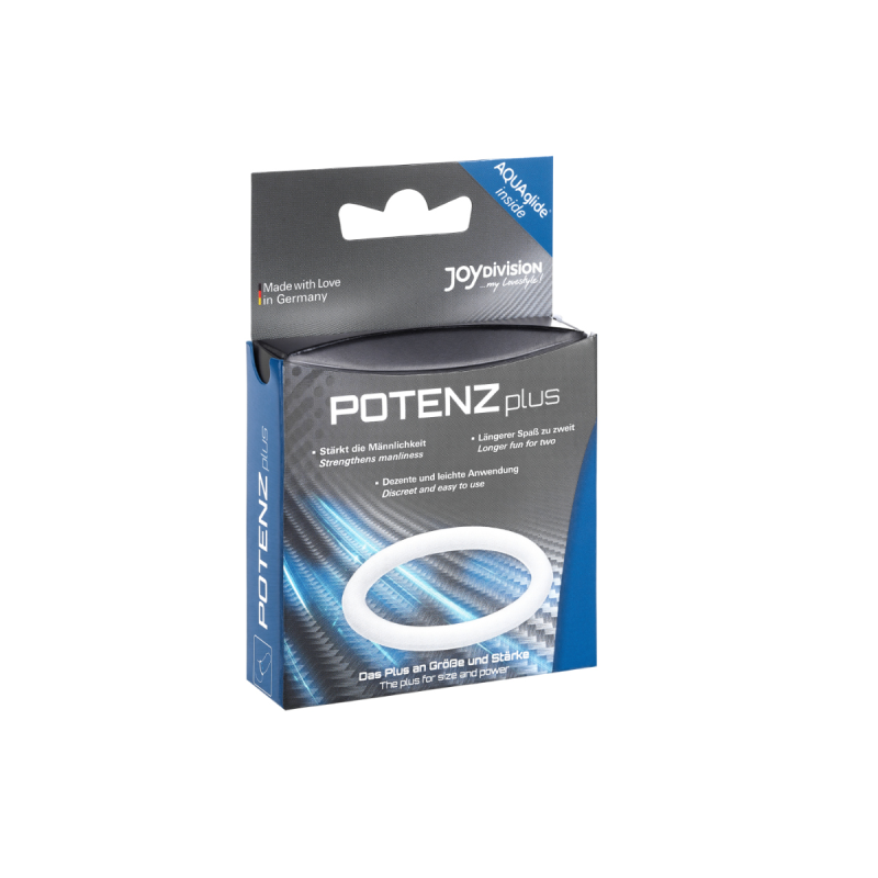 JOYDIVISION POTENZDUO - PLUS BAGUE BLANC - M - Cockrings sans vibrati…