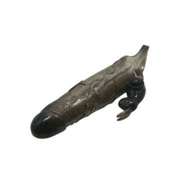 Baile - Brave Man Penis Cover With Rabbit Black 16.5 Cm | Vybes.it