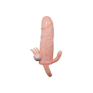 Baile - Brave Man Funda Pene Anal Y Clítoris Vibrador 16.5 Cm