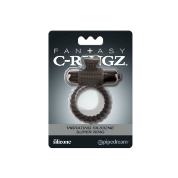FANTASY C-RINGZ - ANELLO VIBRANTE IN SILICONE NERO - Cockring con vib…