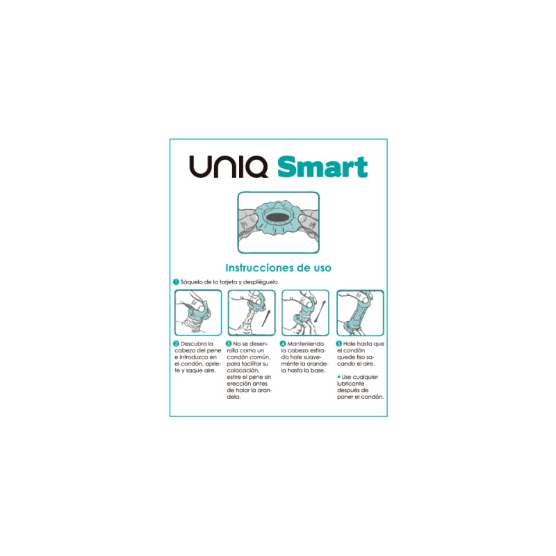UNIQ - SMART LATEX FREE PRE-ERECTION CONDOMS 3 UNITS - Latexfrei
