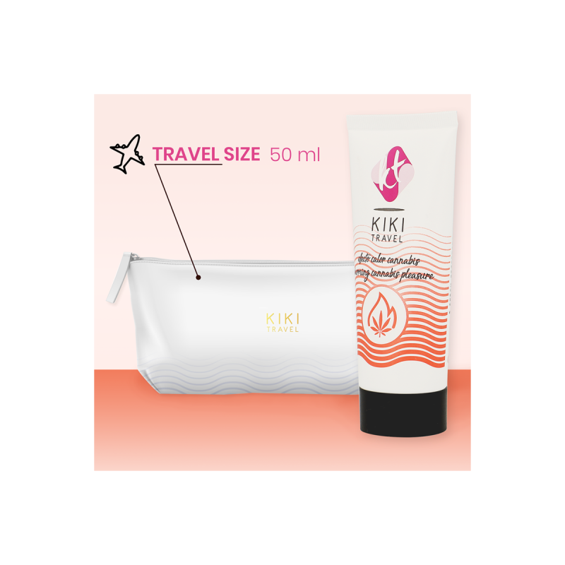 KIKÍ TRAVEL - CANNABIS HOT EFFECT LUBRICANT 50 ML | Vybes.it