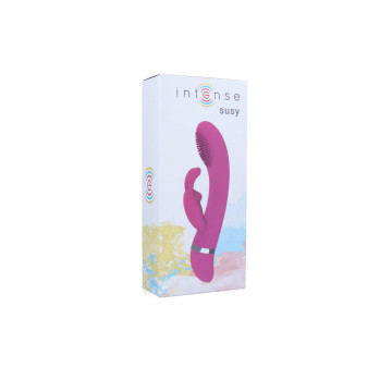 Intense - Susy Vibrador Oscilante Silicona Rabbit Rosa | Vybes.it