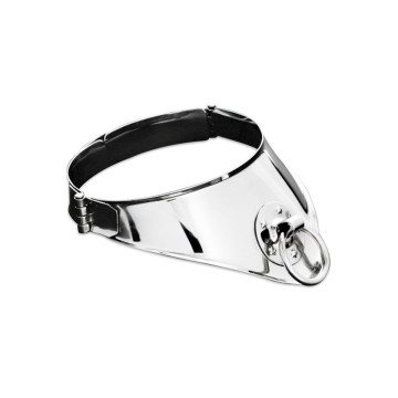 Metal Hard - Collier De Retenue Avec Anneau Et Cadenas 12,5 Cm |