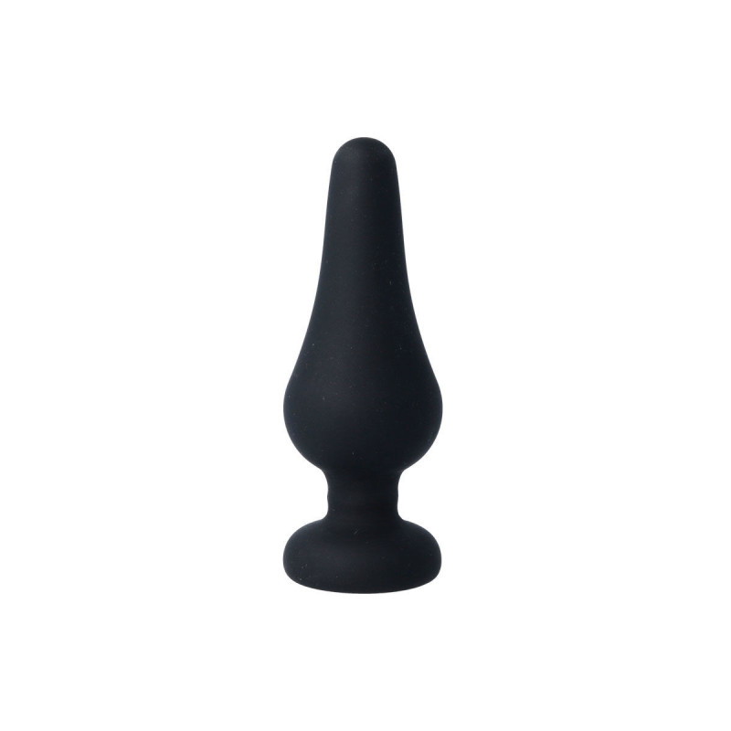 Intense - Anal Plug Pipo L Silicone Negro 13 Cm | Vybes.it
