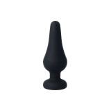 Intense - Anal Plug Pipo L Silicone Negro 13 Cm | Vybes.it