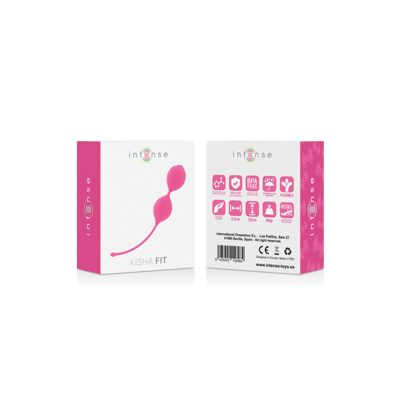 INTENSE - KISHA FIT IN SILICONE KEGEL FUCSIA - INTENSE HEALTH KEGEL -…