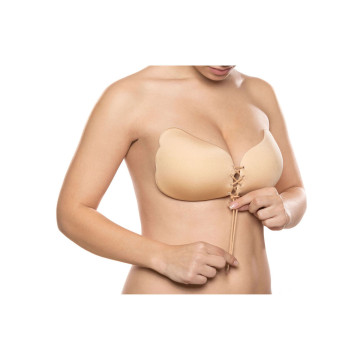 Bye - Bra - Lace - It Realzador Push - Up Beige Copa C | Vybes.it