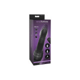 Vibrador Anal Recargable Con Función Empuje, Calor Y Control Remoto