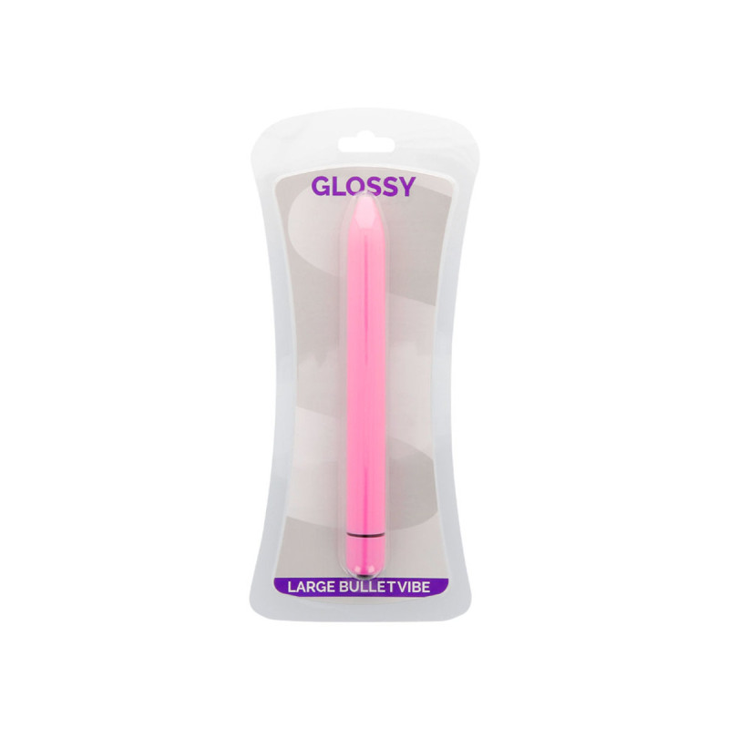 Glossy - Slim Vibrador Rosa Intenso | Vybes.it