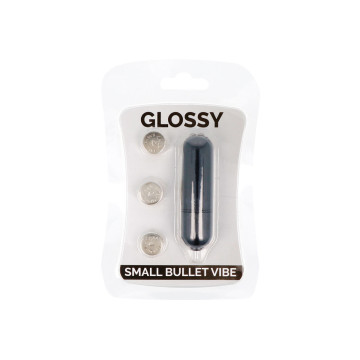 GLOSSY - PETITE BULLET VIBE NOIR - Mini-vibrateurs | Vybes.it