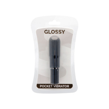 GLOSSY - POCKET VIBRATOR BLACK - Mini vibrators | Vybes.it