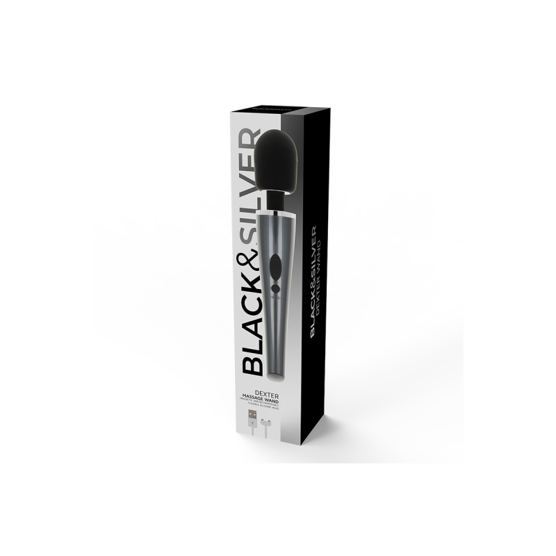 Black&Silver - Dexter - Massagestab | Vybes.it
