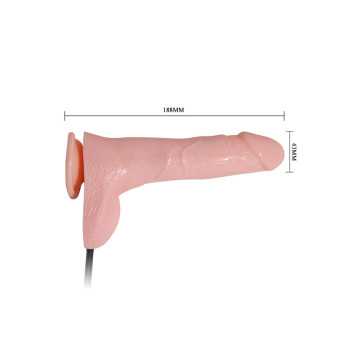 Baile - Gode Réaliste Gonflable Avec Ventouse 15 Cm | Vybes.it