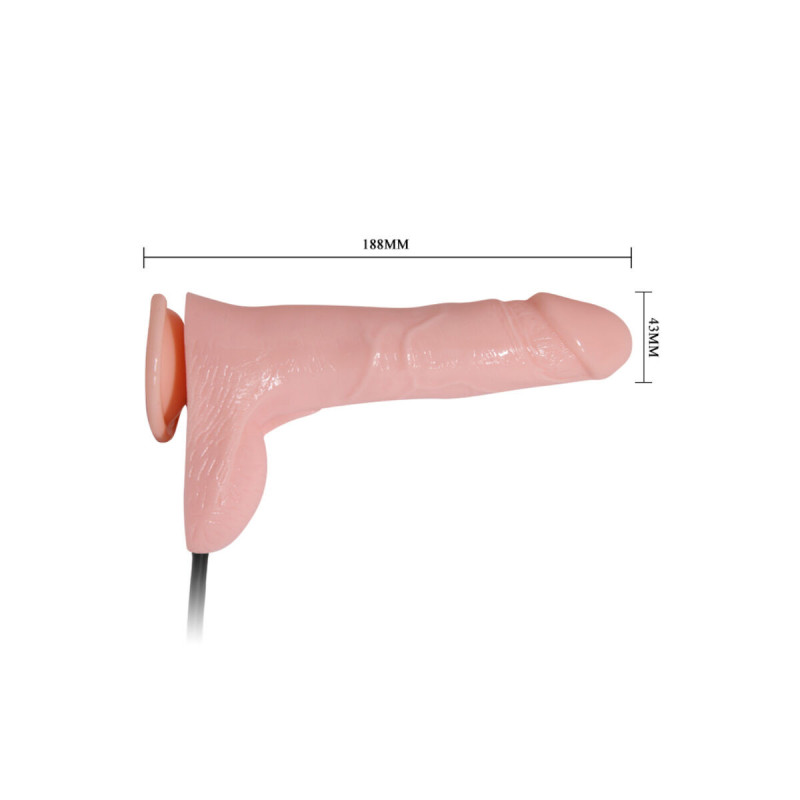 Baile - Gode Réaliste Gonflable Avec Ventouse 15 Cm | Vybes.it